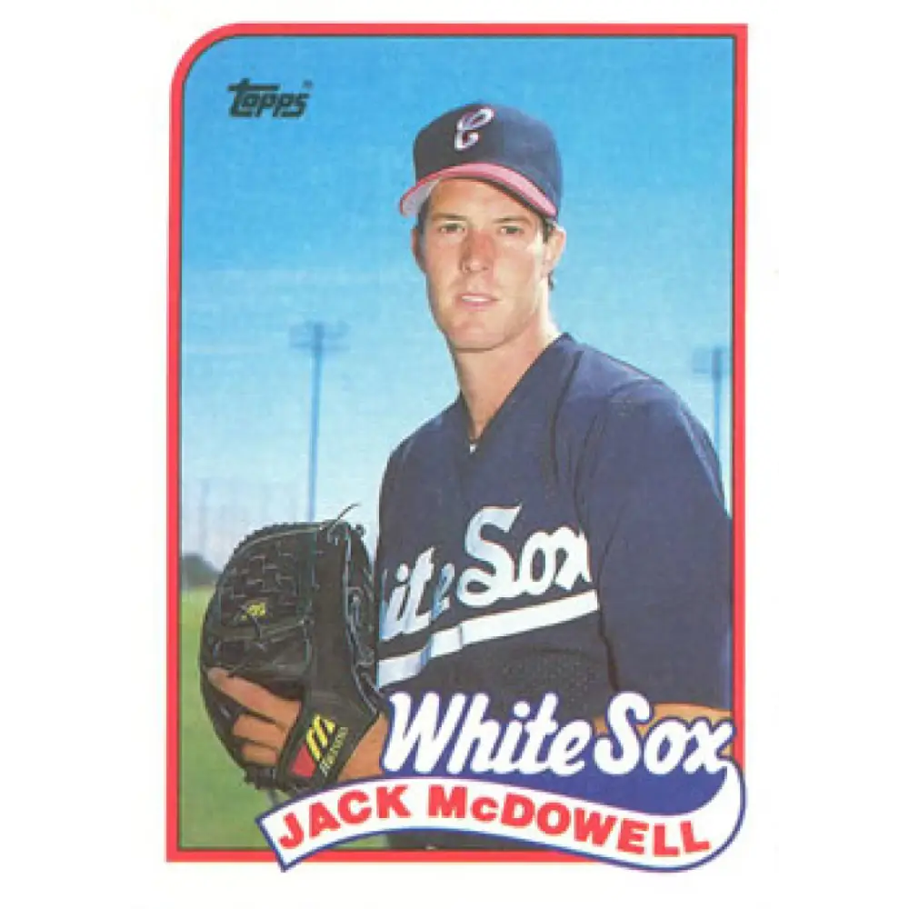 1989 Topps #486 Jack McDowell NM-MT Chicago White Sox Baseball Card Image 1