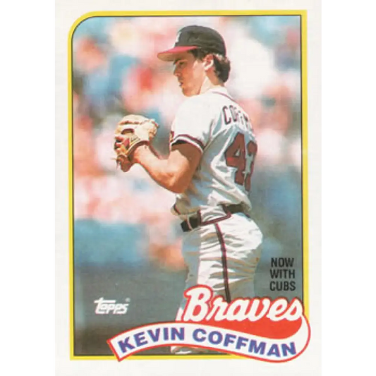 1989 Topps #488 Kevin Coffman NM-MT Chicago Cubs Baseball Card Image 1