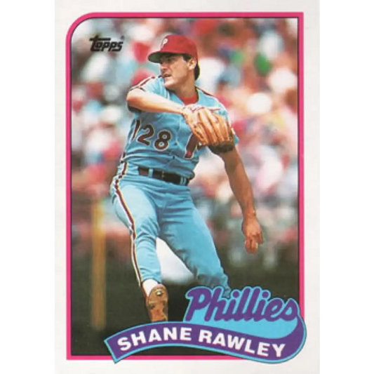 1989 Topps #494 Shane Rawley NM-MT Philadelphia Phillies Baseball Card Image 1
