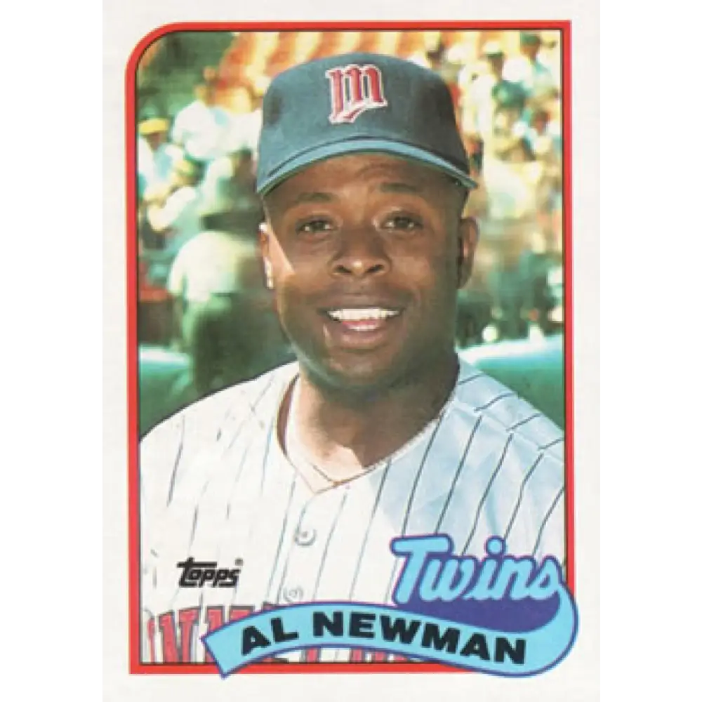 1989 Topps #503 Al Newman NM-MT Minnesota Twins Baseball Card Image 1
