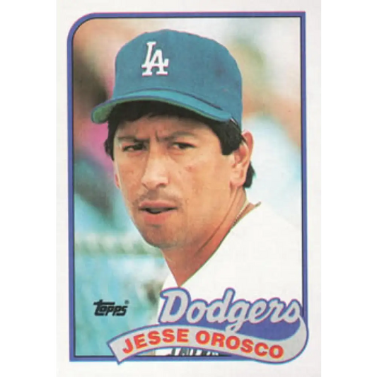 1989 Topps #513 Jesse Orosco NM-MT Los Angeles Dodgers Baseball Card Image 1