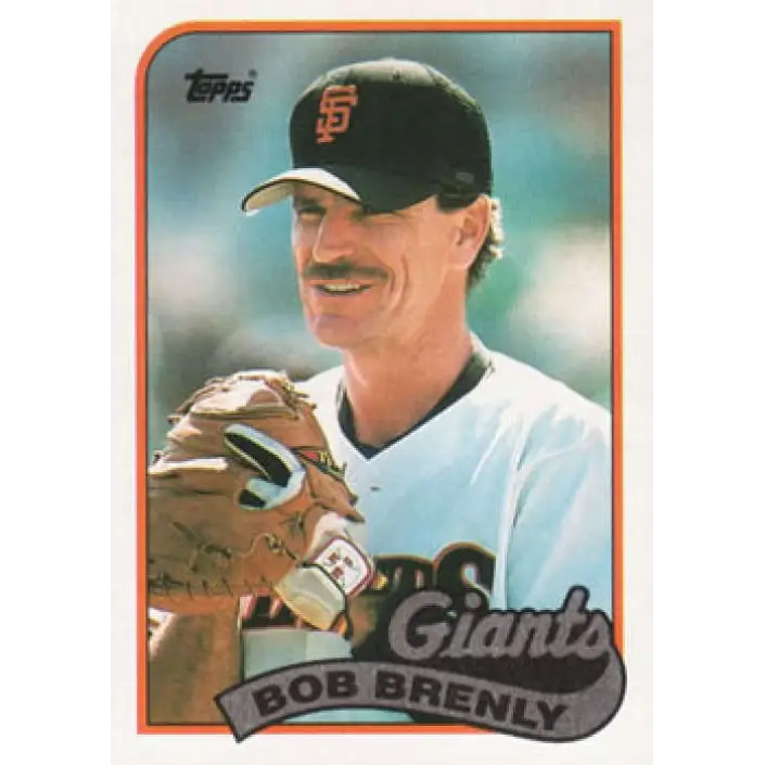 1989 Topps #52 Bob Brenly NM-MT San Francisco Giants Baseball Card Image 1
