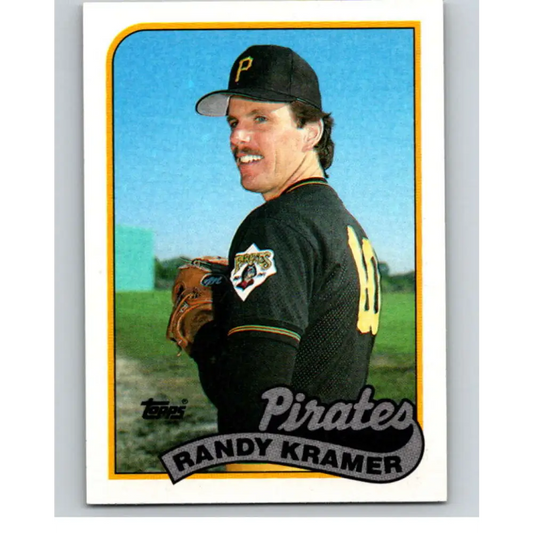 1989 Topps #522 Randy Kramer NM-MT RC Rookie Pittsburgh Pirates Baseball Card Image 1