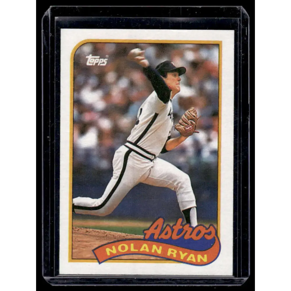 1989 Topps #530 Nolan Ryan Houston Astros NM-MT Baseball Card Image 1