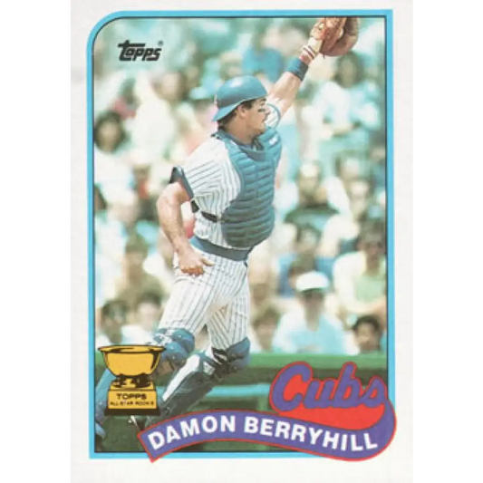 1989 Topps #543 Damon Berryhill NM-MT Chicago Cubs Baseball Card Image 1