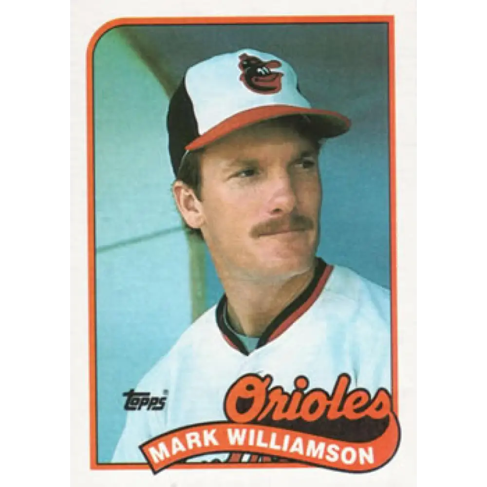 1989 Topps #546 Mark Williamson NM-MT Baltimore Orioles Baseball Card Image 1