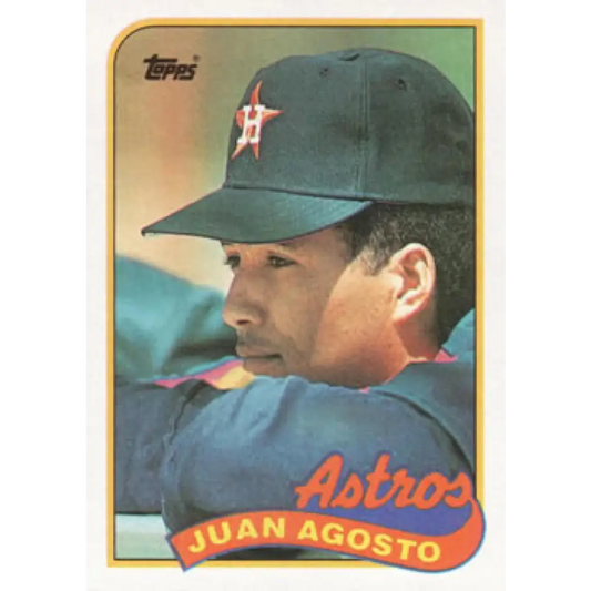 1989 Topps #559 Juan Agosto NM-MT Houston Astros Baseball Card Image 1