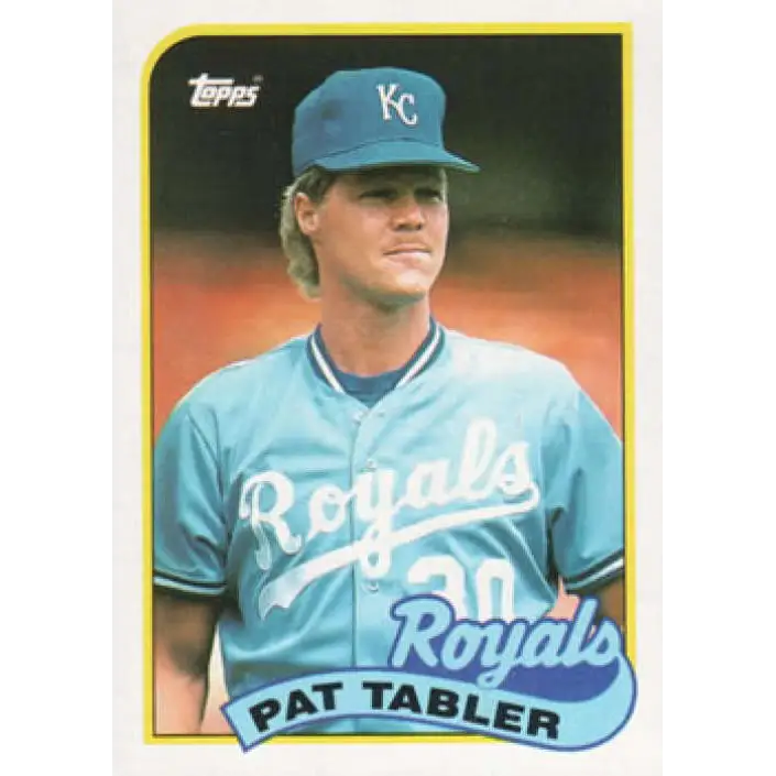 1989 Topps #56 Pat Tabler NM-MT Kansas City Royals Baseball Card Image 1