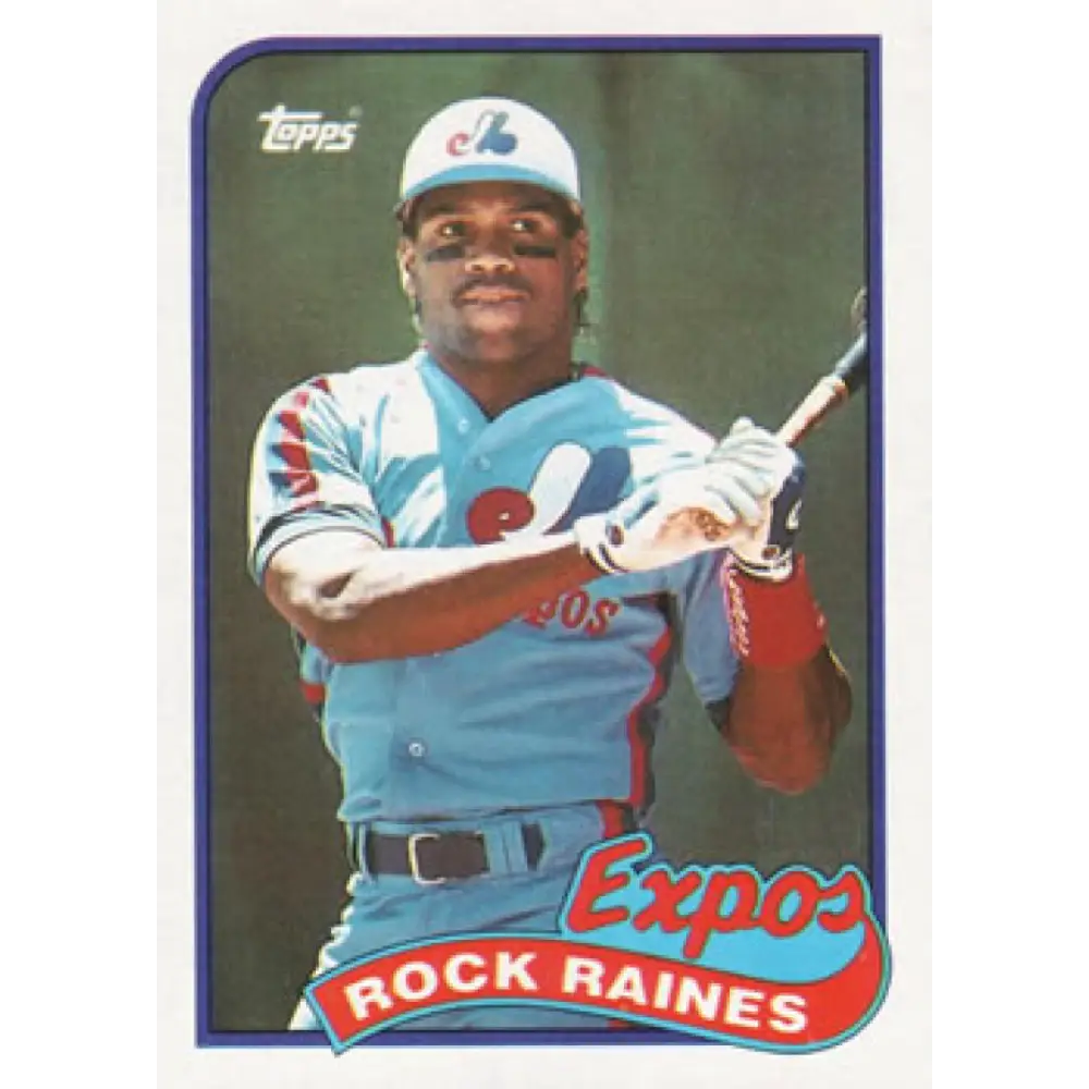 1989 Topps #560 Tim Raines NM-MT Montreal Expos Baseball Card Image 1