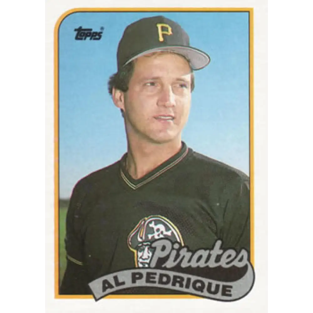 1989 Topps #566 Al Pedrique NM-MT Pittsburgh Pirates Baseball Card Image 1