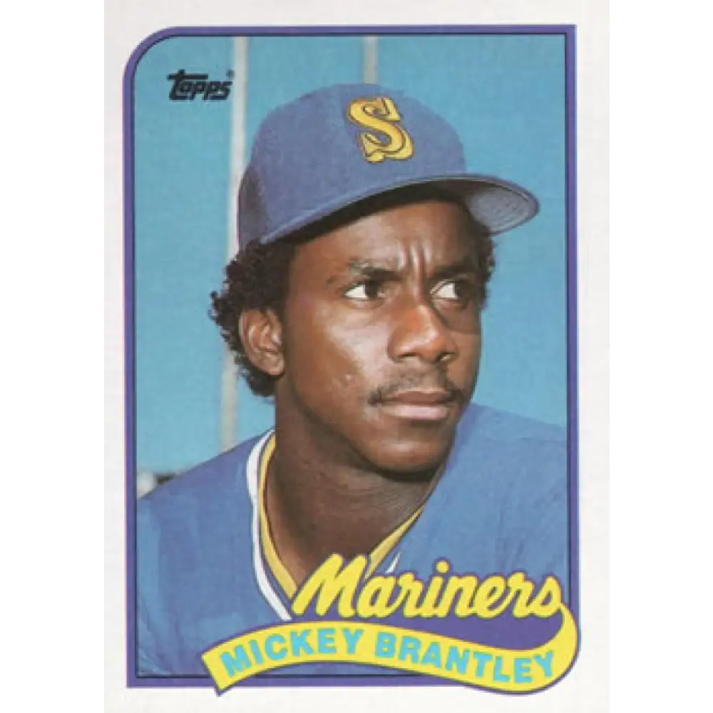 1989 Topps #568 Mickey Brantley NM-MT Seattle Mariners Baseball Card Image 1