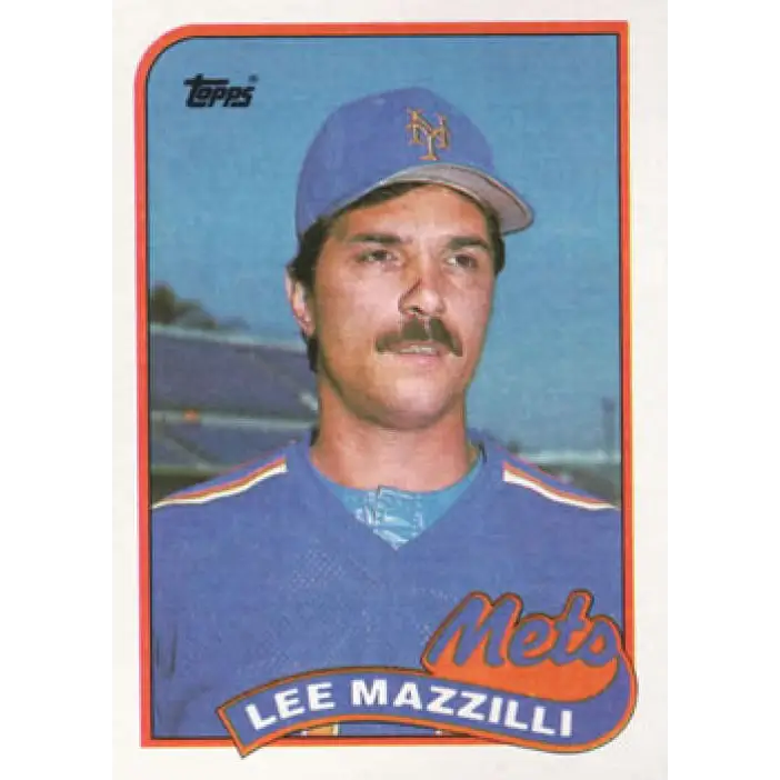 1989 Topps #58 Lee Mazzilli NM-MT New York Mets Baseball Card Image 1