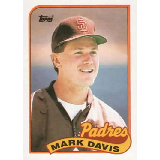 1989 Topps #59 Mark Davis NM-MT San Diego Padres Baseball Card Image 1