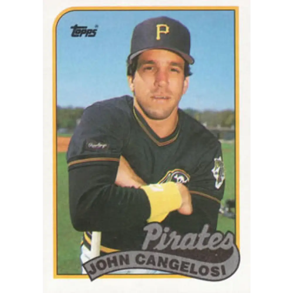 1989 Topps #592 John Cangelosi NM-MT Pittsburgh Pirates Baseball Card Image 1