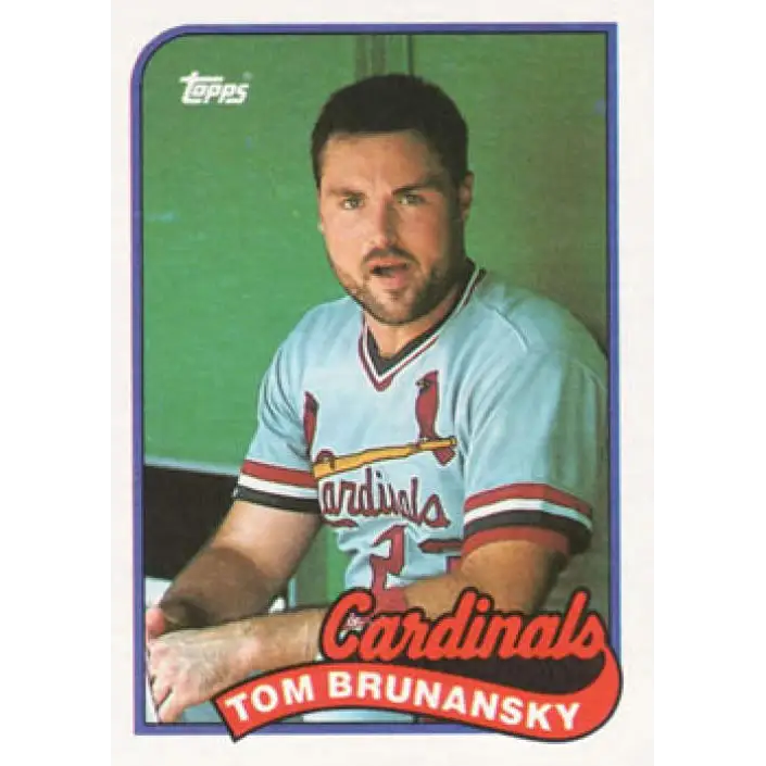 1989 Topps #60 Tom Brunansky NM-MT St. Louis Cardinals Baseball Card Image 1