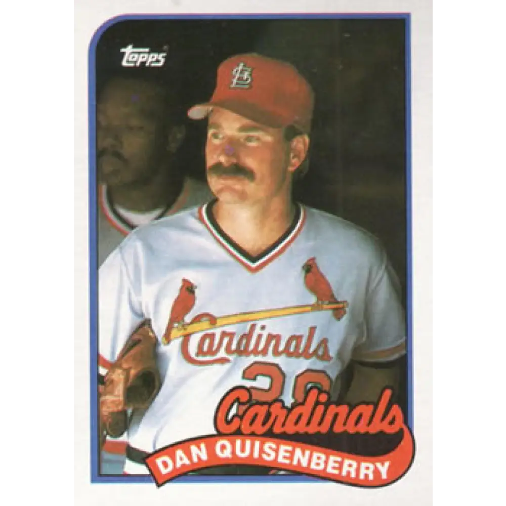 1989 Topps #612 Dan Quisenberry NM-MT St. Louis Cardinals Baseball Card Image 1