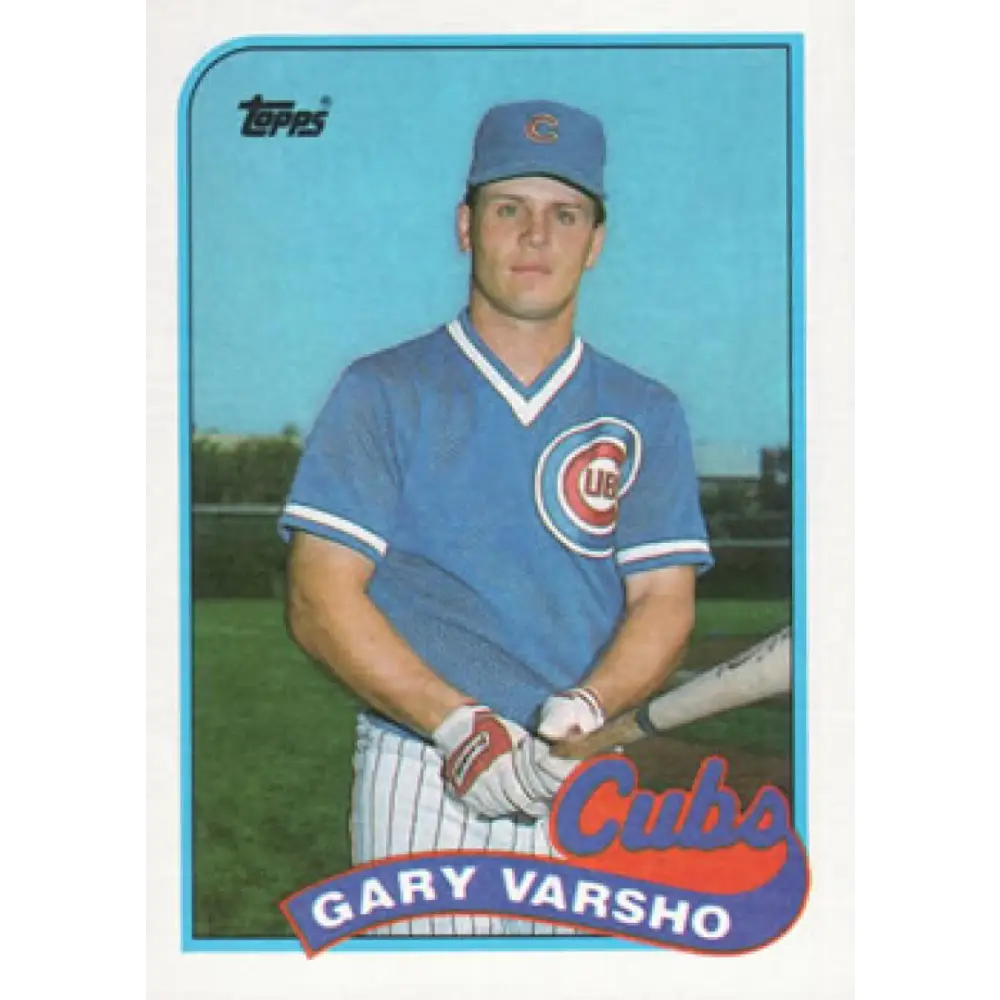 1989 Topps #613 Gary Varsho NM-MT Chicago Cubs Baseball Card Image 1