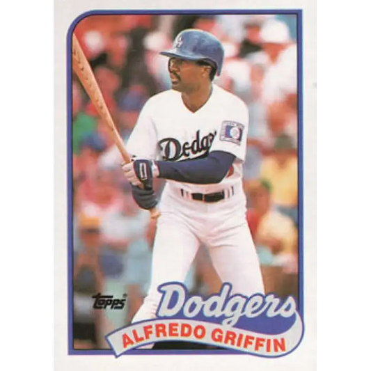 1989 Topps #62 Alfredo Griffin NM-MT Los Angeles Dodgers Baseball Card Image 1