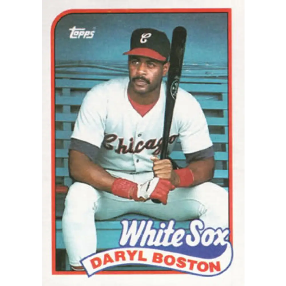 1989 Topps #633 Daryl Boston NM-MT Chicago White Sox Baseball Card Image 1