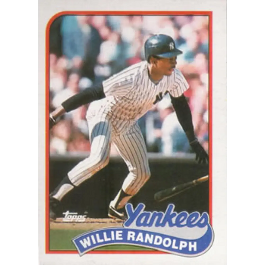 1989 Topps #635 Willie Randolph NM-MT New York Yankees Baseball Card Image 1