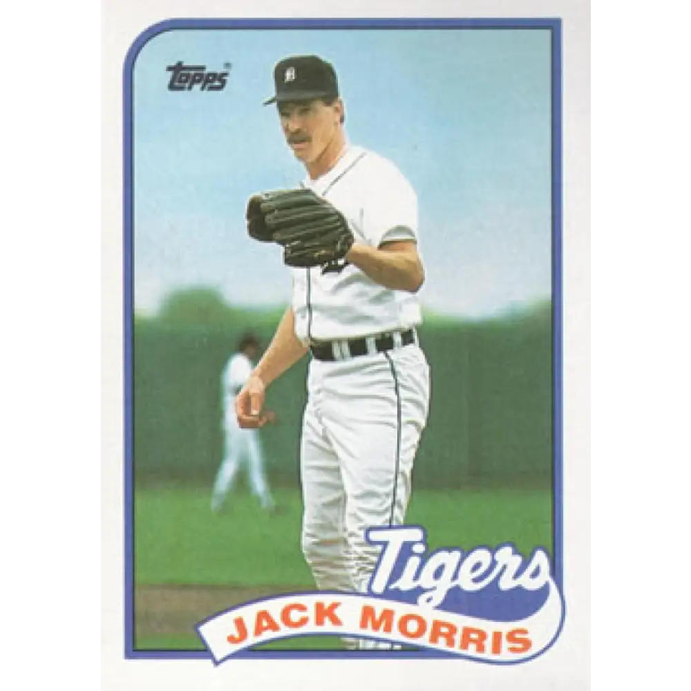 1989 Topps #645 Jack Morris NM-MT Detroit Tigers Baseball Card Image 1