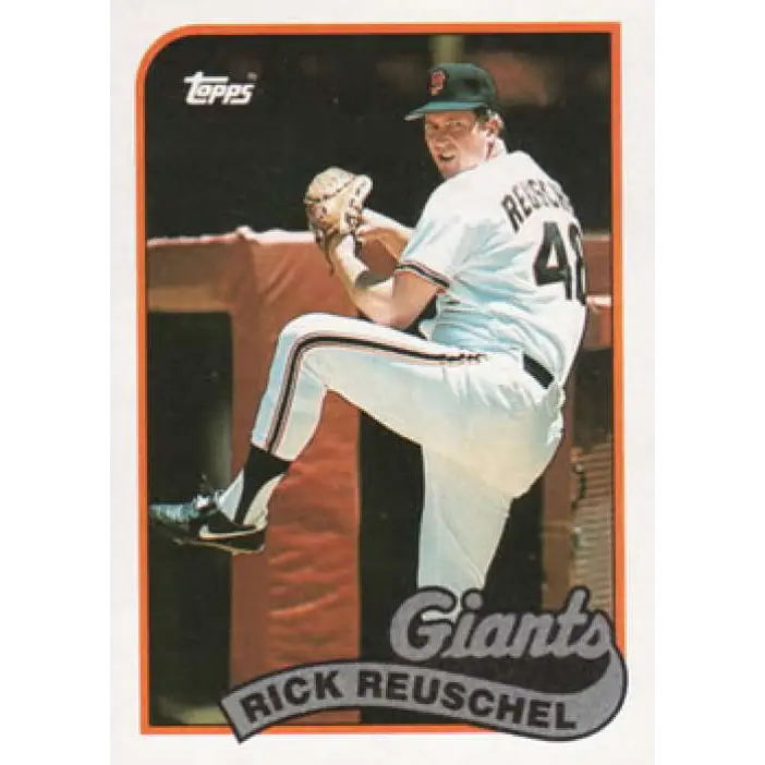 1989 Topps #65 Rick Reuschel NM-MT San Francisco Giants Baseball Card Image 1