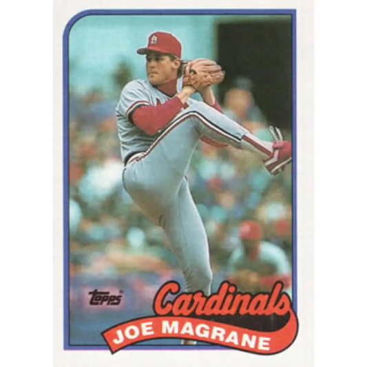 1989 Topps #657 Joe Magrane NM-MT St. Louis Cardinals Baseball Card Image 1
