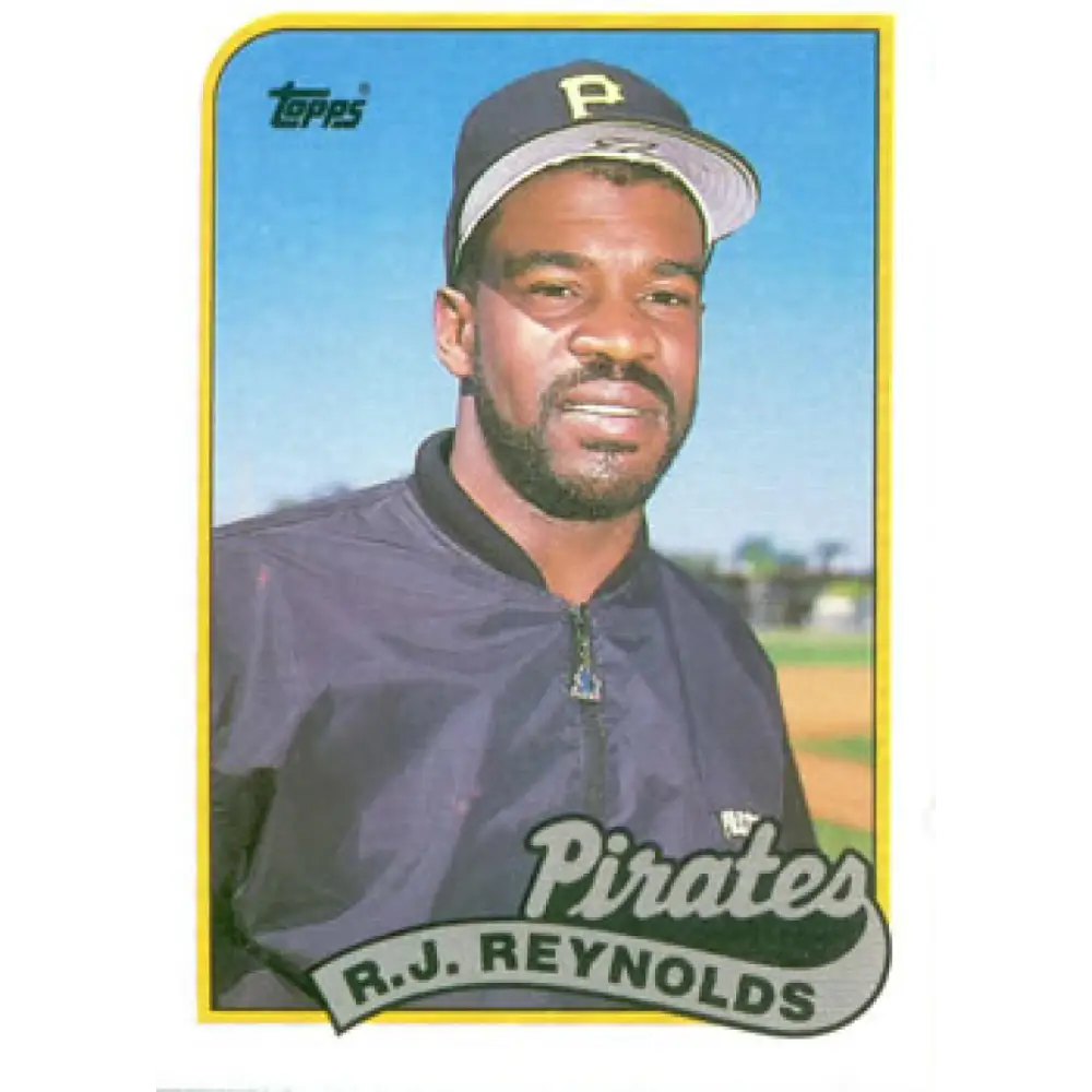 1989 Topps #658 R.J. Reynolds NM-MT Pittsburgh Pirates Baseball Card Image 1