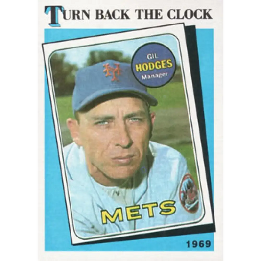 1989 Topps #664 Gil Hodges NM-MT New York Mets Baseball Card Image 1