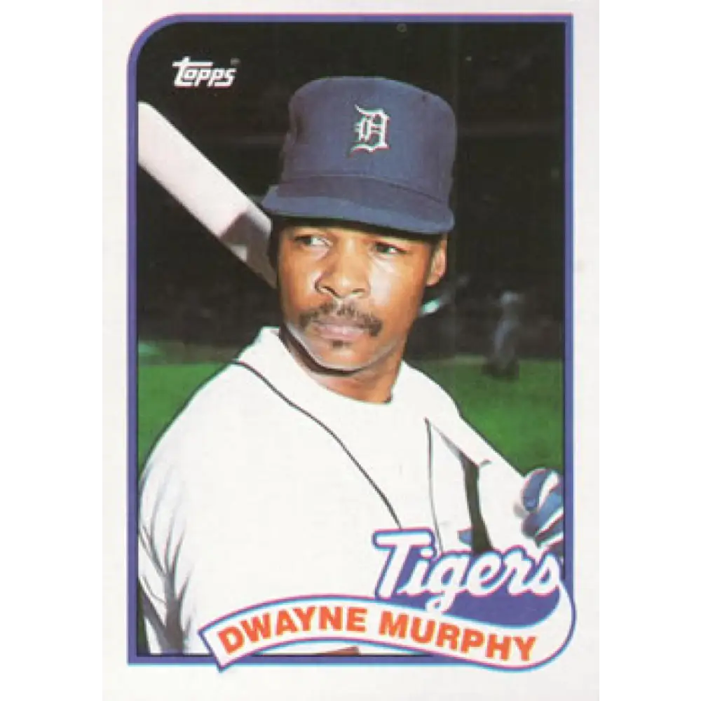 1989 Topps #667 Dwayne Murphy NM-MT Detroit Tigers Baseball Card Image 1