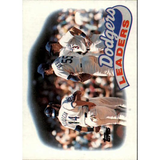 1989 Topps #669 Orel Hershiser Los Angeles Dodgers TL NM-MT Los Angeles Dodgers Baseball Card Image 1