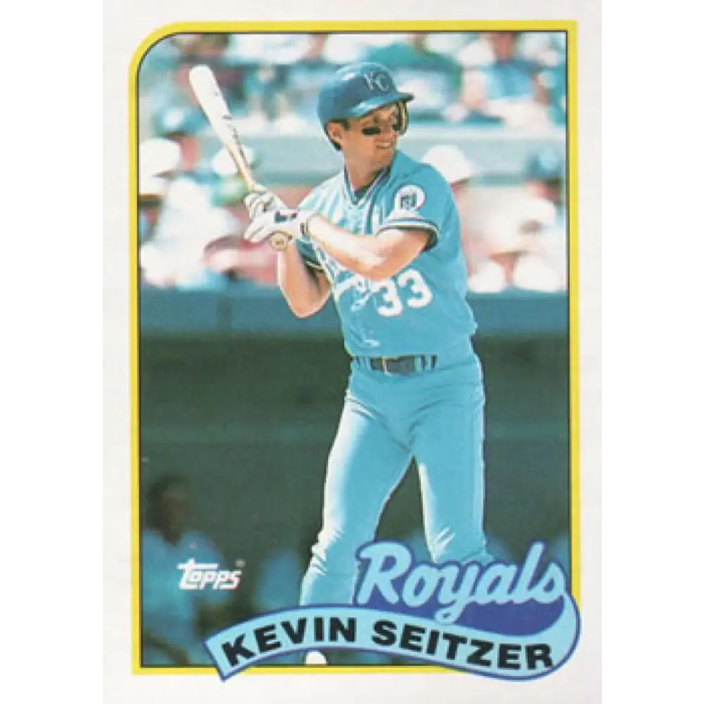 1989 Topps #670 Kevin Seitzer NM-MT Kansas City Royals Baseball Card Image 1