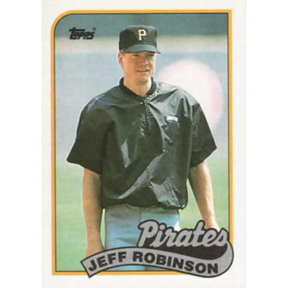 1989 Topps #681 Jeff Robinson NM-MT Pittsburgh Pirates Baseball Card Image 1