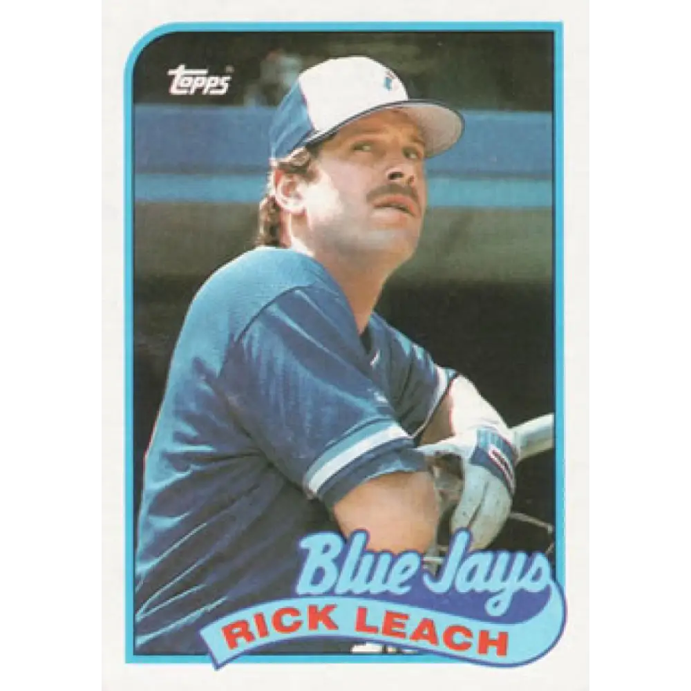 1989 Topps #682 Rick Leach NM-MT Toronto Blue Jays Baseball Card Image 1