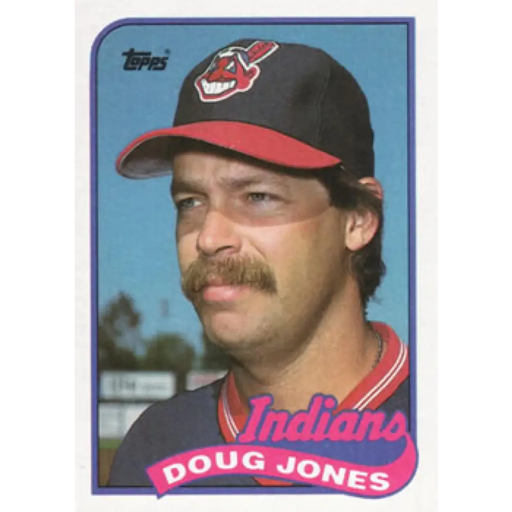 1989 Topps #690 Doug Jones NM-MT Cleveland Indians Baseball Card Image 1