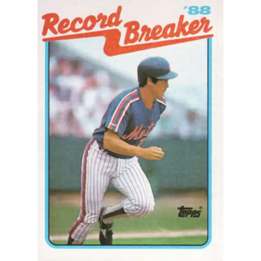 1989 Topps #7 Kevin McReynolds RB NM-MT New York Mets Baseball Card Image 1