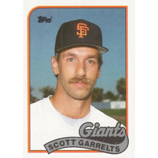1989 Topps #703 Scott Garrelts NM-MT San Francisco Giants Baseball Card Image 1
