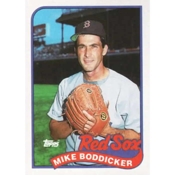 1989 Topps #71 Mike Boddicker NM-MT Boston Red Sox Baseball Card Image 1