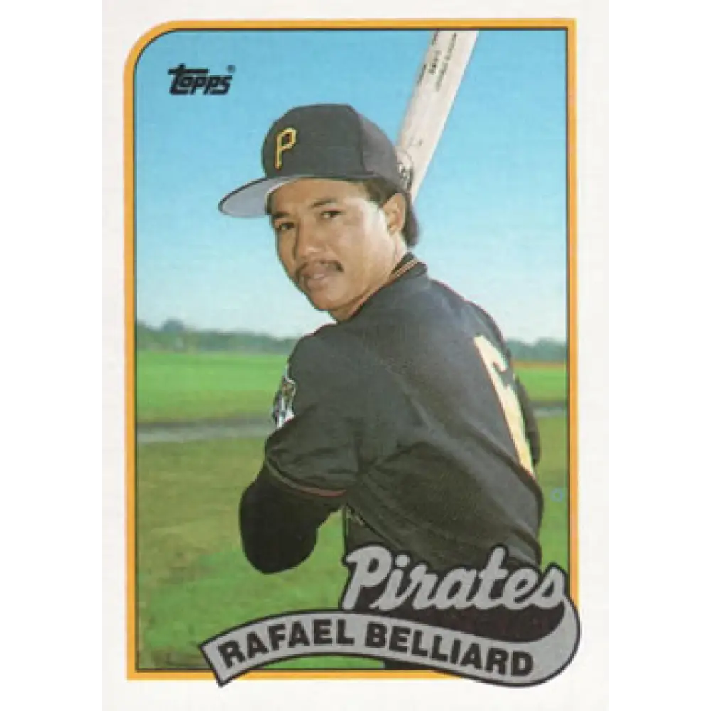 1989 Topps #723 Rafael Belliard NM-MT Pittsburgh Pirates Baseball Card Image 1