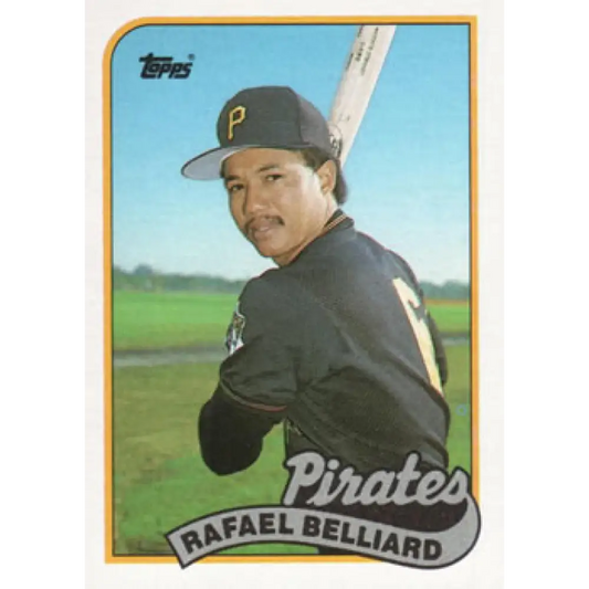 1989 Topps #723 Rafael Belliard NM-MT Pittsburgh Pirates Baseball Card Image 1