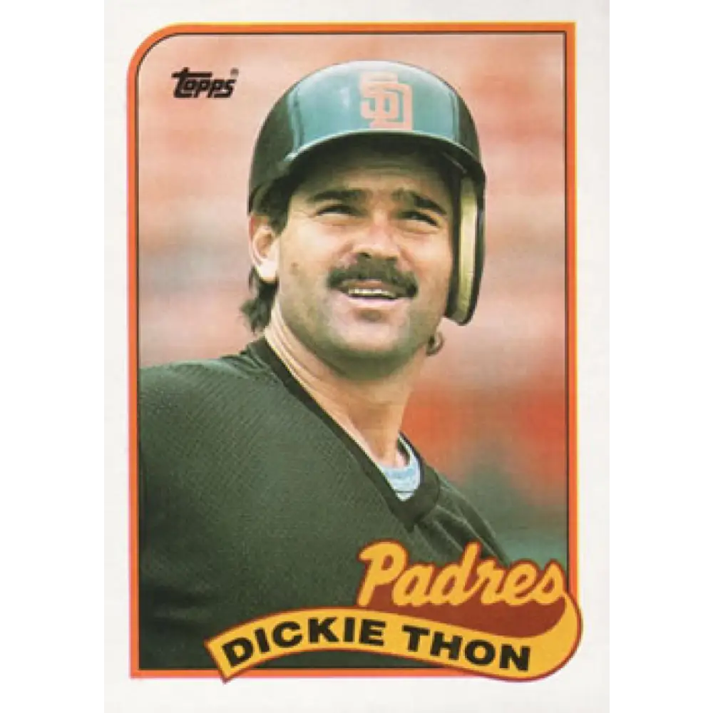 1989 Topps #726 Dickie Thon NM-MT San Diego Padres Baseball Card Image 1