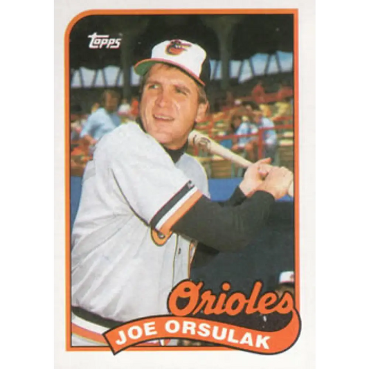 1989 Topps #727 Joe Orsulak NM-MT Baltimore Orioles Baseball Card Image 1