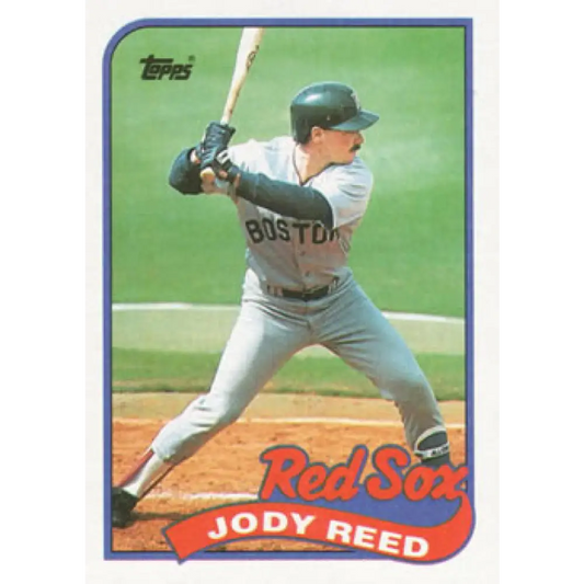 1989 Topps #734 Jody Reed NM-MT Boston Red Sox Baseball Card Image 1