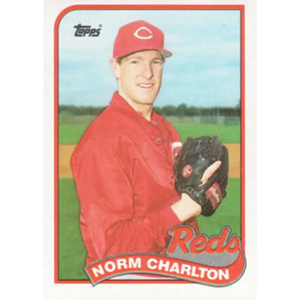1989 Topps #737 Norm Charlton NM-MT RC Rookie Cincinnati Reds Baseball Card Image 1
