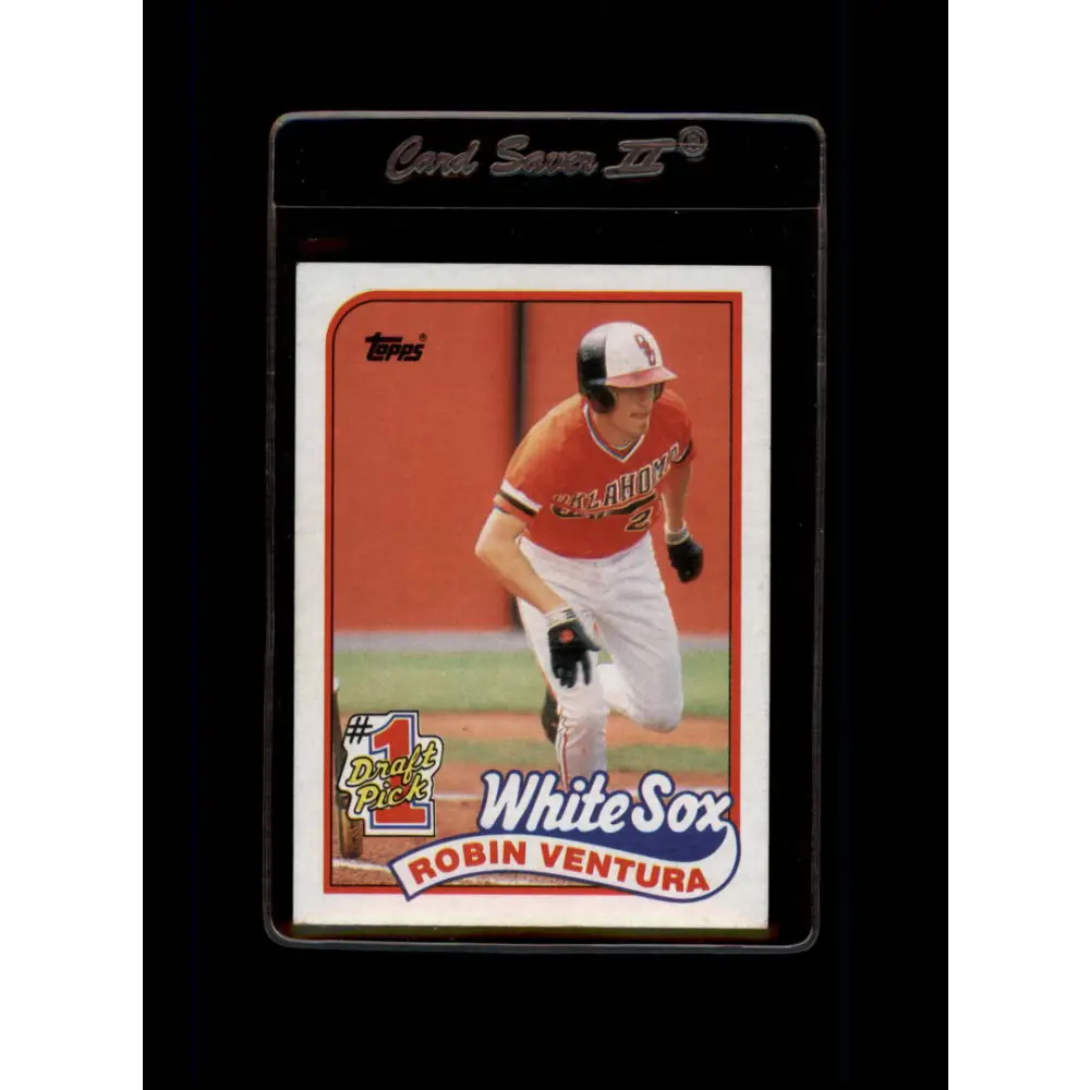 1989 Topps #764 Robin Ventura NM-MT RC Rookie Chicago White Sox Baseball Card Image 1