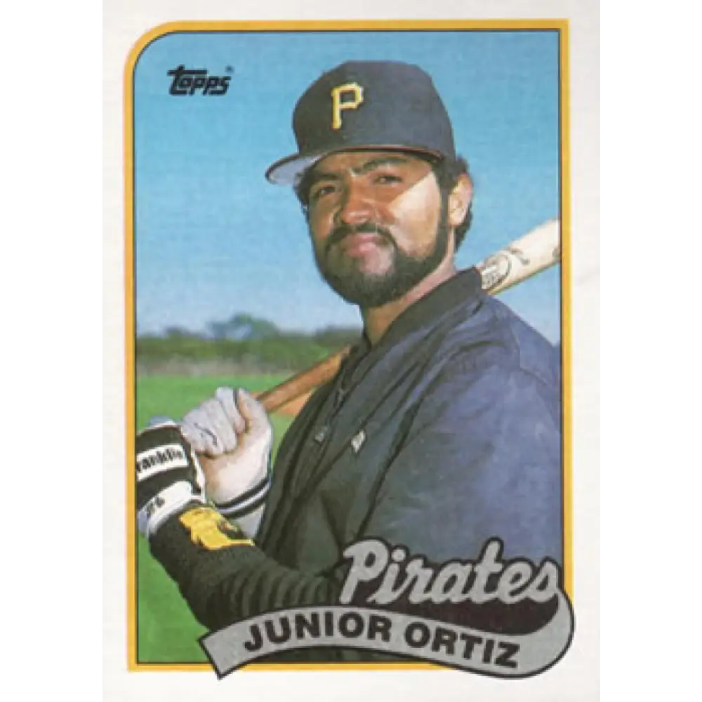 1989 Topps #769 Junior Ortiz NM-MT Pittsburgh Pirates Baseball Card Image 1