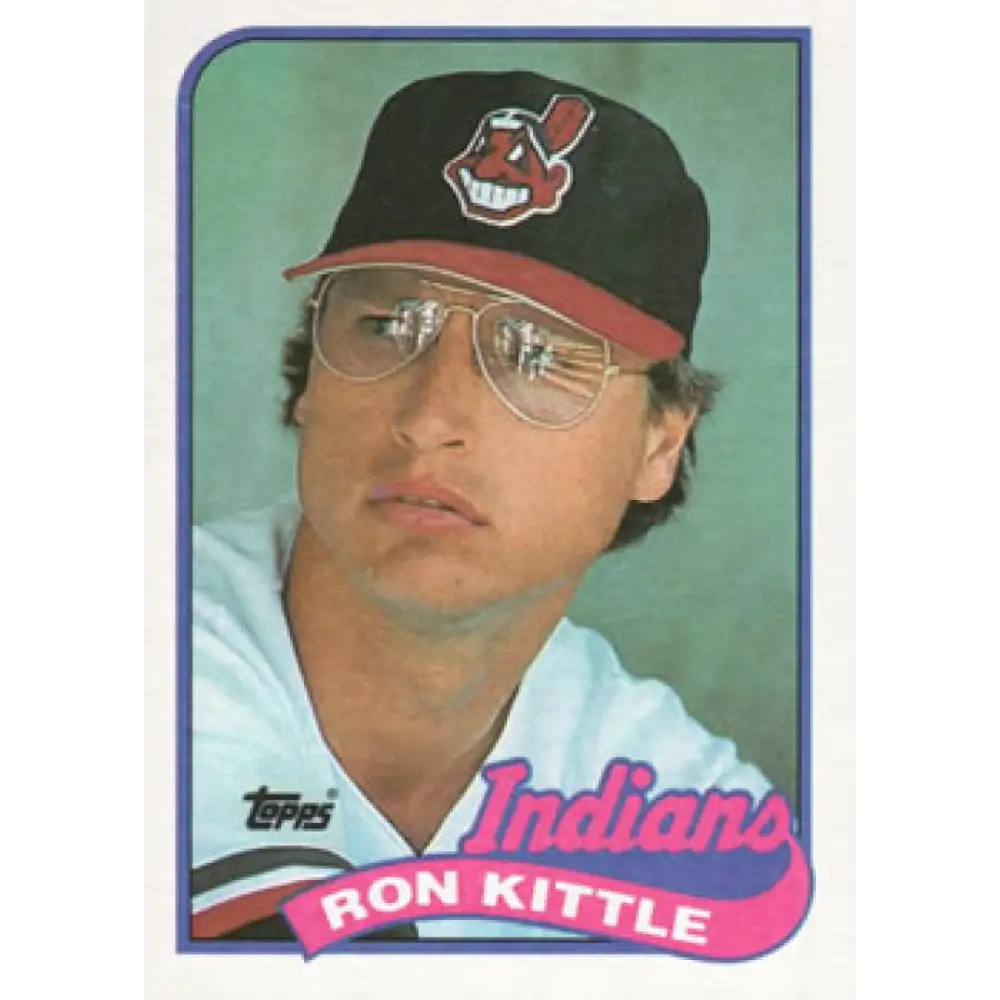 1989 Topps #771 Ron Kittle NM-MT Cleveland Indians Baseball Card Image 1