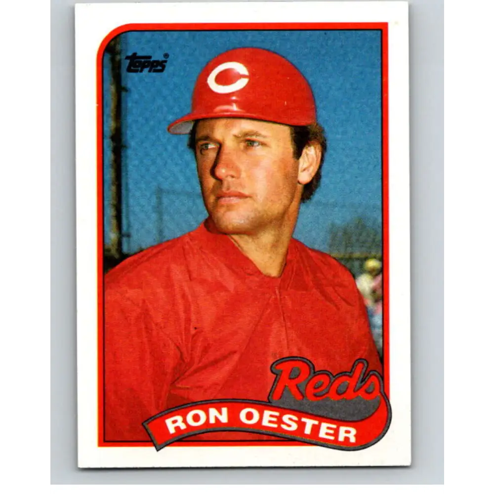 1989 Topps #772 Ron Oester NM-MT Cincinnati Reds Baseball Card Image 1