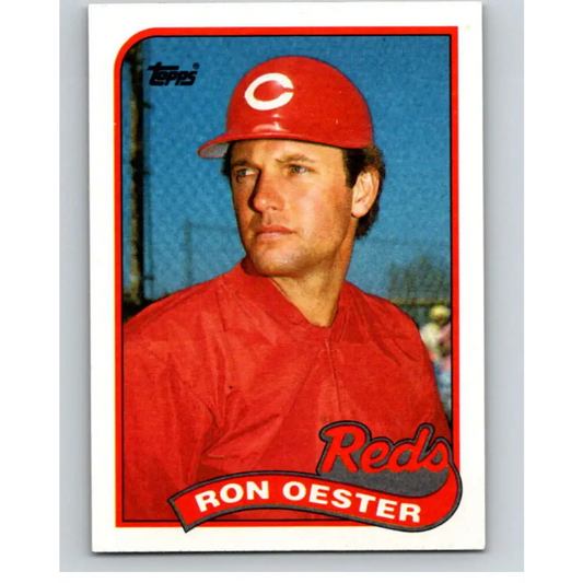 1989 Topps #772 Ron Oester NM-MT Cincinnati Reds Baseball Card Image 1