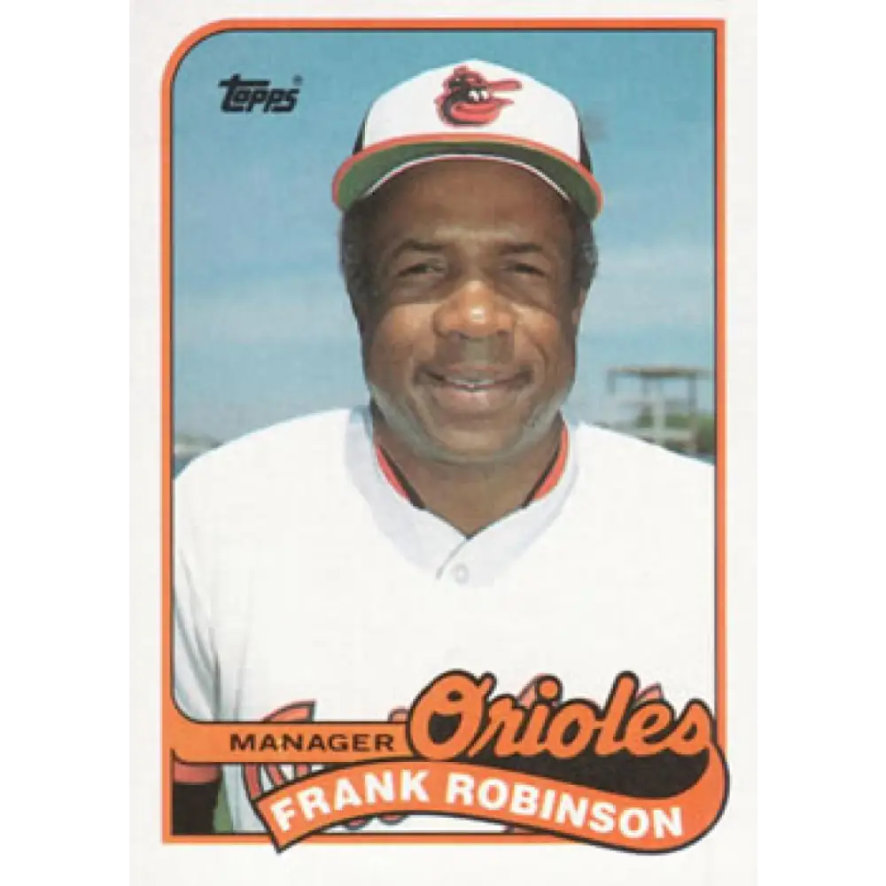 1989 Topps #774 Frank Robinson MG NM-MT Baltimore Orioles Baseball Card Image 1